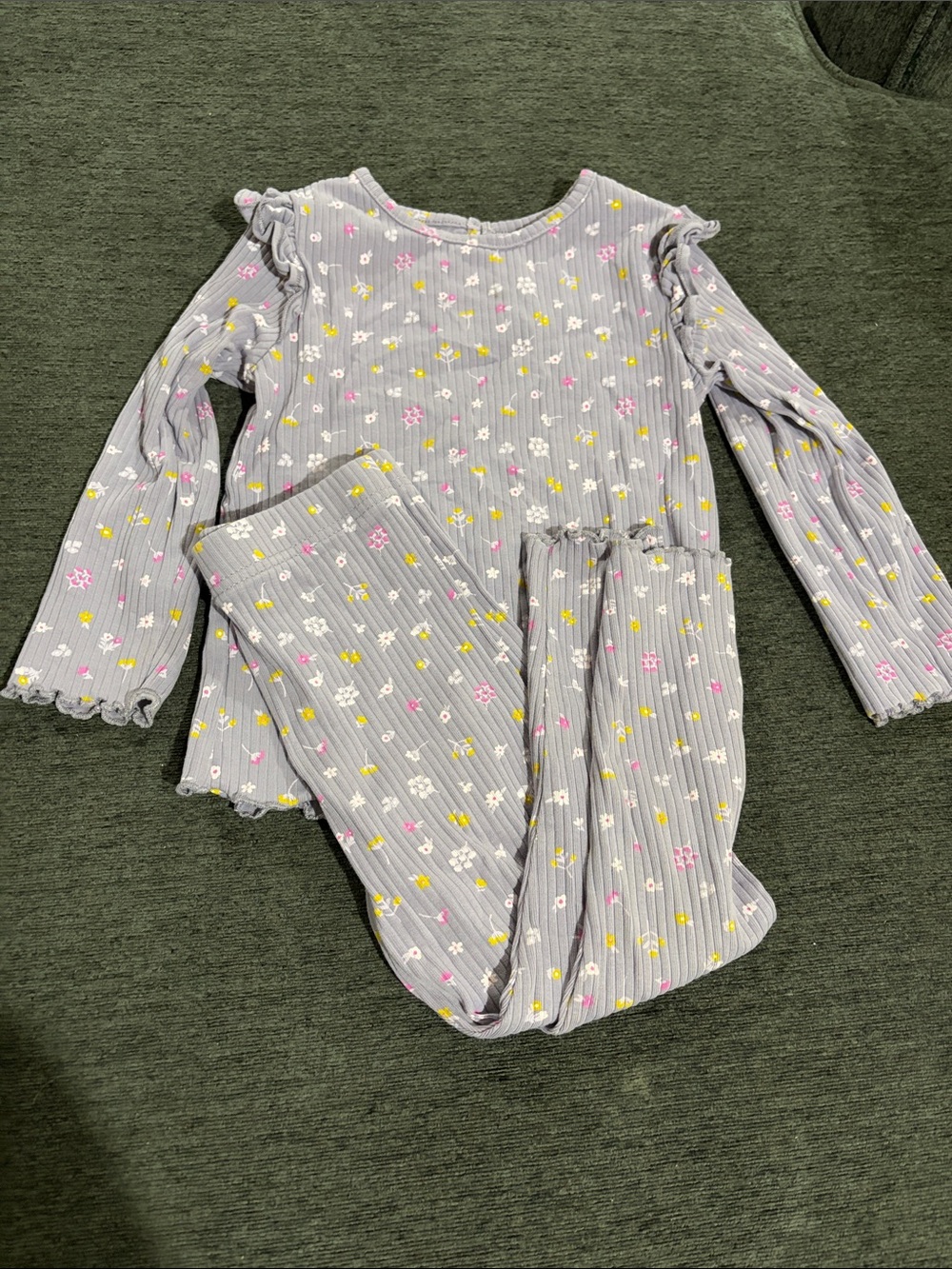 George Lavender Ribbed Floral Set